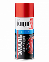 KUDO KU-5211 Эмаль для суппортов красная 520мл 1/6шт